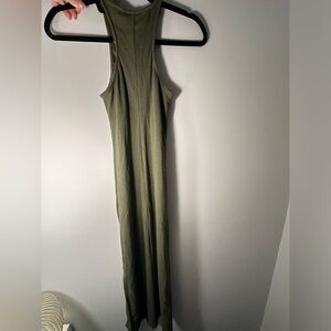 BRAND NEW WITH TAGS!! Old Navy- Long Ribbed tank dress with flattering leg slit